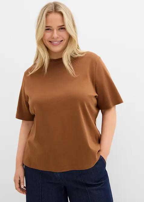 T-shirt in puro cotone biologico pesante, bonprix