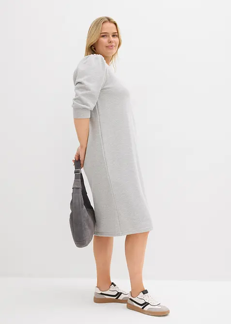 Abito in felpa con maniche a 3/4, bonprix