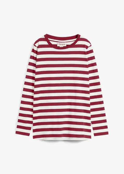 Maglia a righe in puro cotone biologico, bonprix
