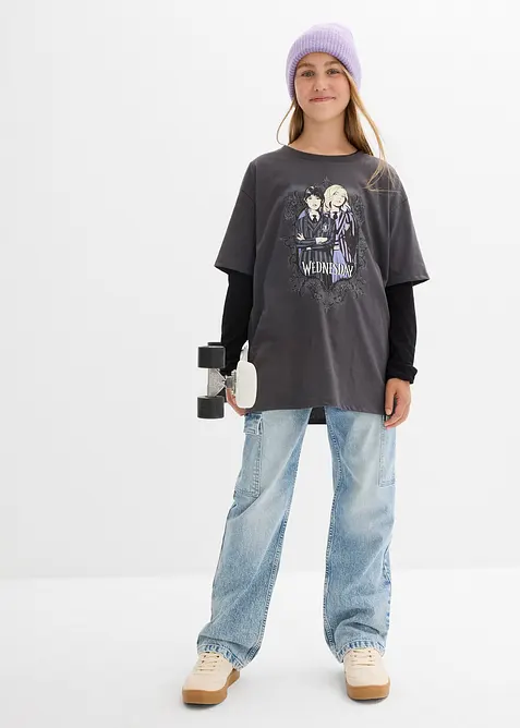 T-shirt Mercoledì in puro cotone, Wednesday