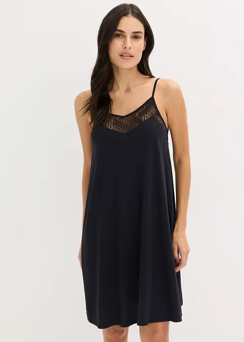 Camicia da notte corta in misto modal morbido, bonprix