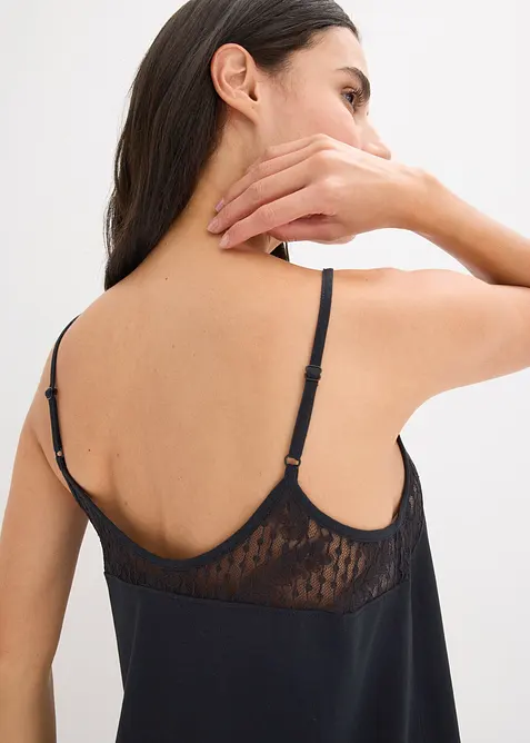 Camicia da notte corta in misto modal morbido, bonprix