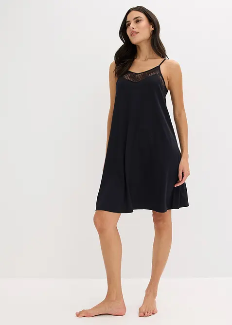 Camicia da notte corta in misto modal morbido, bonprix