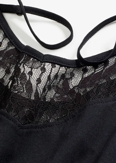 Camicia da notte corta in misto modal morbido, bonprix