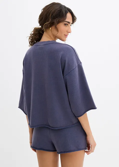 Felpa oversize in misto cotone morbido, bonprix