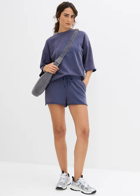 Shorts in felpa morbida di misto cotone, bonprix