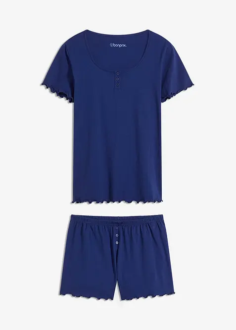 Pigiama estivo con bottoncini, bonprix