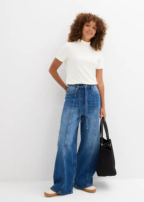 T-shirt lunga fino ai fianchi, bonprix