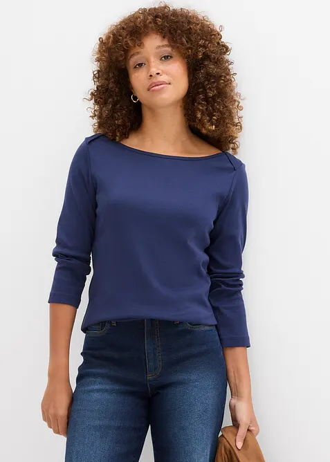 Maxi maglia in puro cotone biologico, bonprix