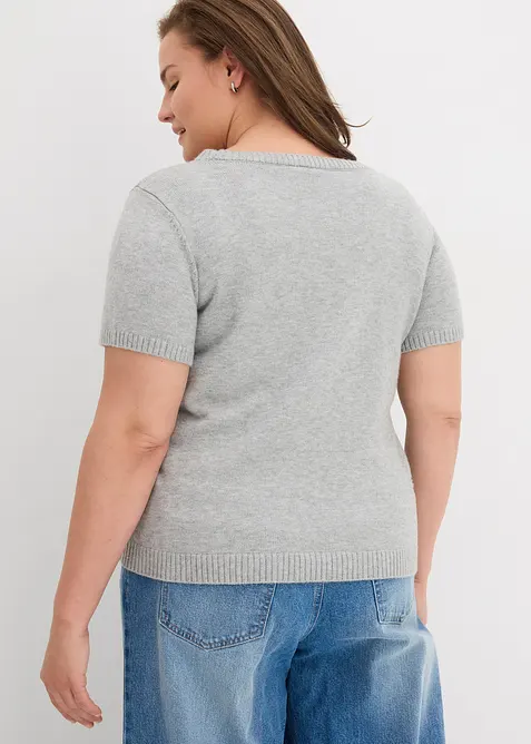 Maglione a maniche corte, bonprix