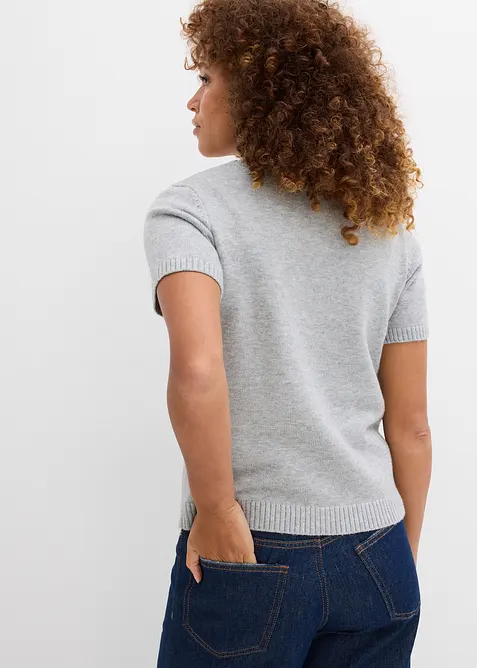 Maglione a maniche corte, bonprix