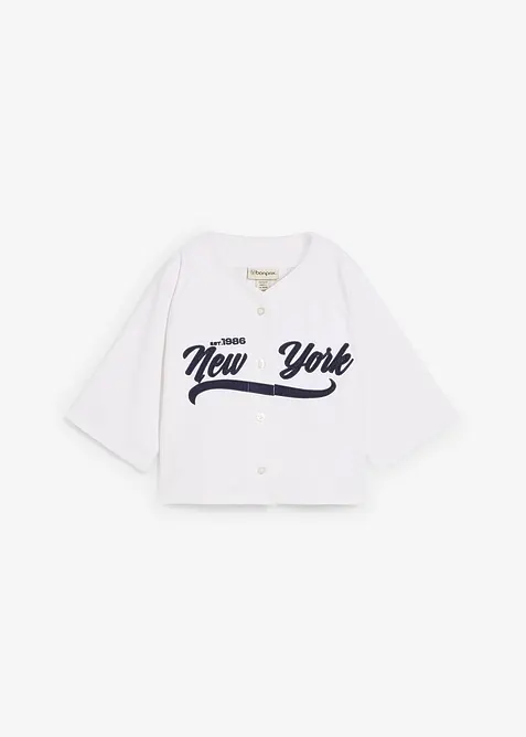 Felpa oversize in misto cotone morbido, bonprix