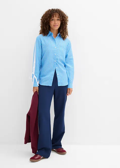 Camicia oversize in puro cotone biologico, bonprix