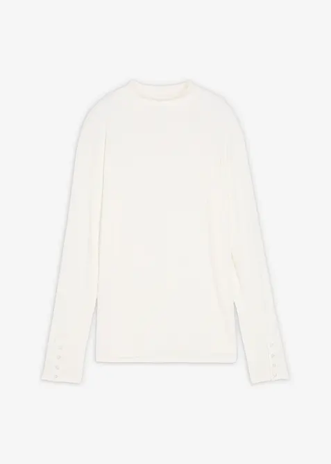 Maglia a maniche lunghe a coste, bonprix