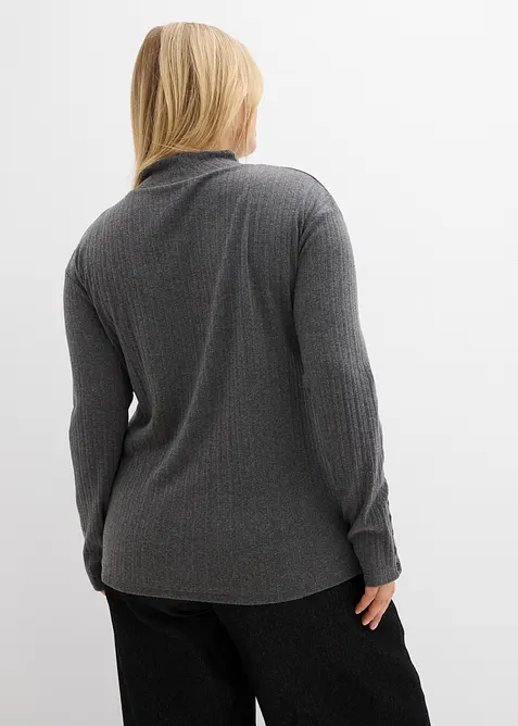 Maglia a maniche lunghe a coste, bonprix