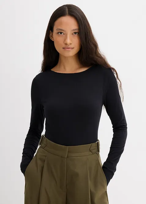 Maglia a maniche lunghe leggera, bonprix