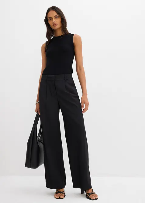 Pantaloni con trama twill, bonprix