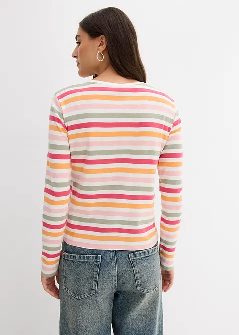 Maglia a maniche lunghe in puro cotone, bonprix