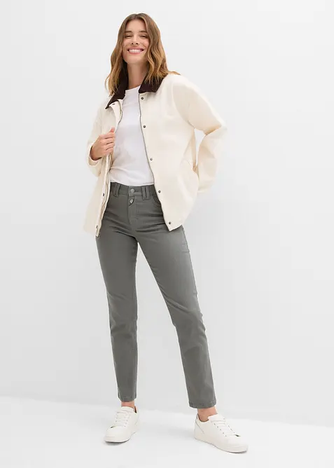 Pantaloni cropped in twill, bonprix