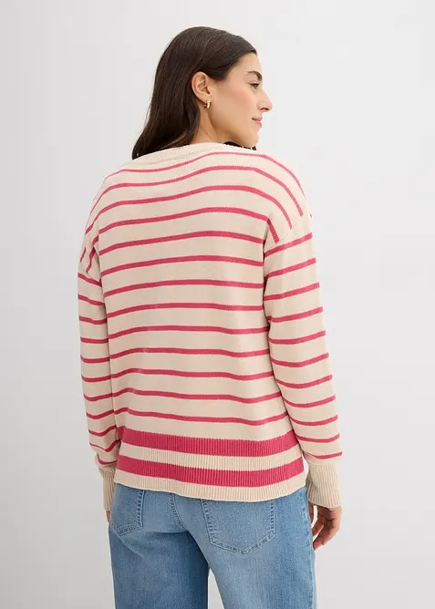 Maglione in misto cotone, bonprix