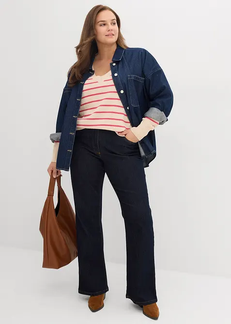 Maglione in misto cotone, bonprix