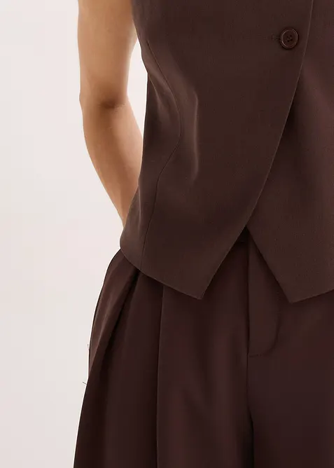 Gilet in misto viscosa fluente, bonprix