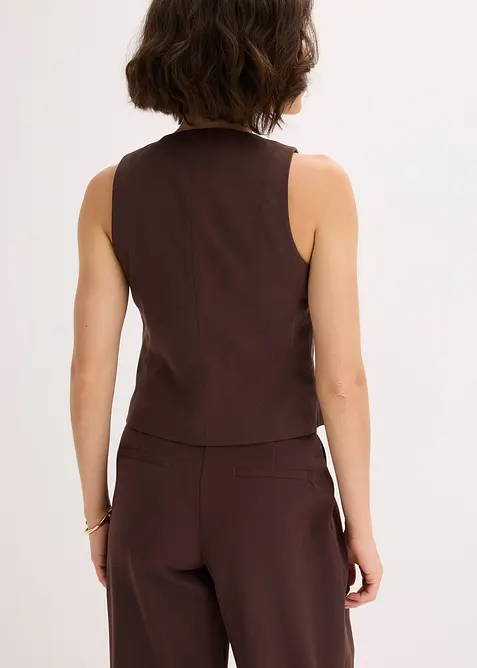 Gilet in misto viscosa fluente, bonprix