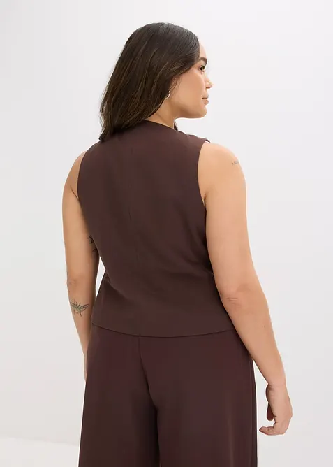 Gilet in misto viscosa fluente, bonprix