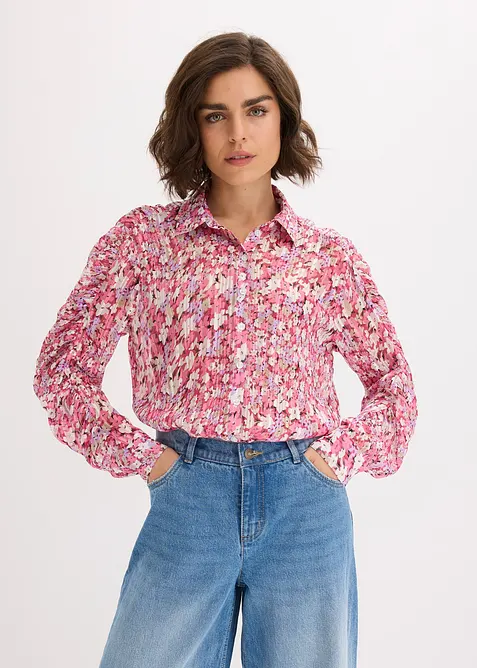 Camicetta con effetto glitterato, bonprix