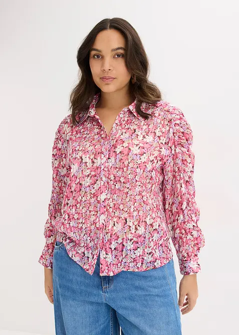 Camicetta con effetto glitterato, bonprix