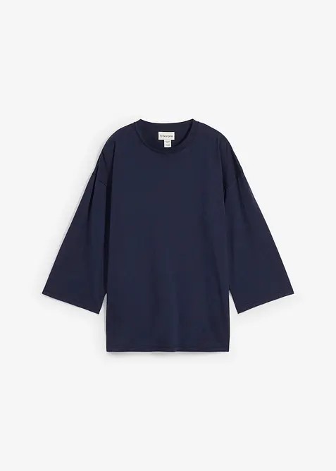 Maglia a trapezio con percentuale di seta, bonprix