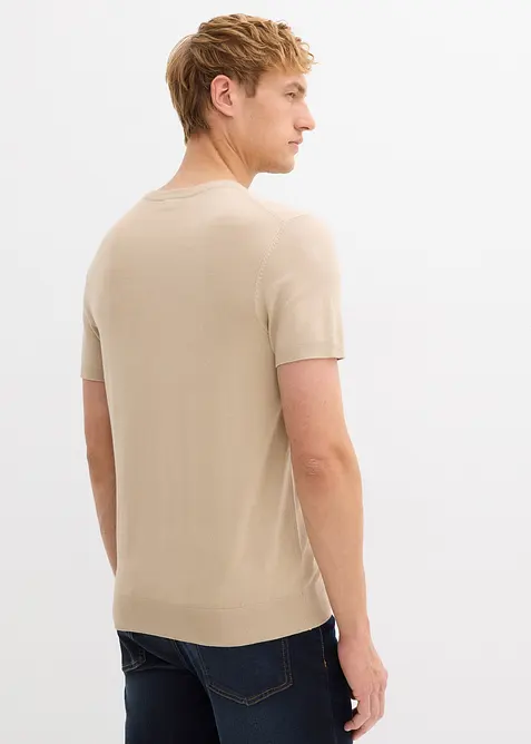 T-shirt lavorata a maglia, bonprix