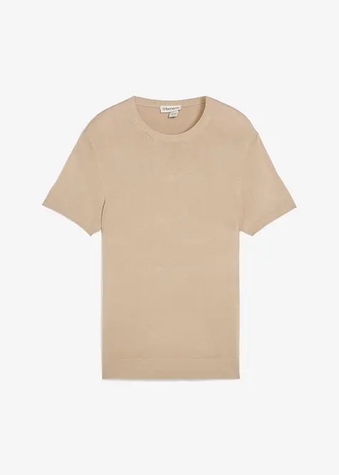 T-shirt lavorata a maglia, bonprix