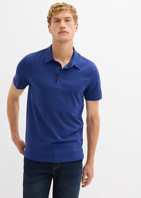 Polo in jersey elasticizzato, slim fit, bonprix