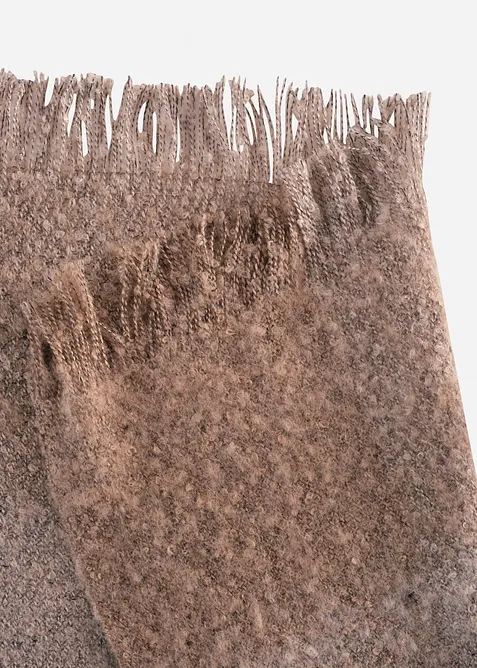 Plaid con frange, bonprix