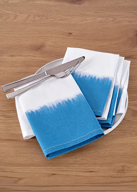 Tovaglioli in cotone biologico (pacco da 4), bonprix