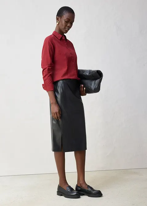 Camicia in cotone con seta, bonprix