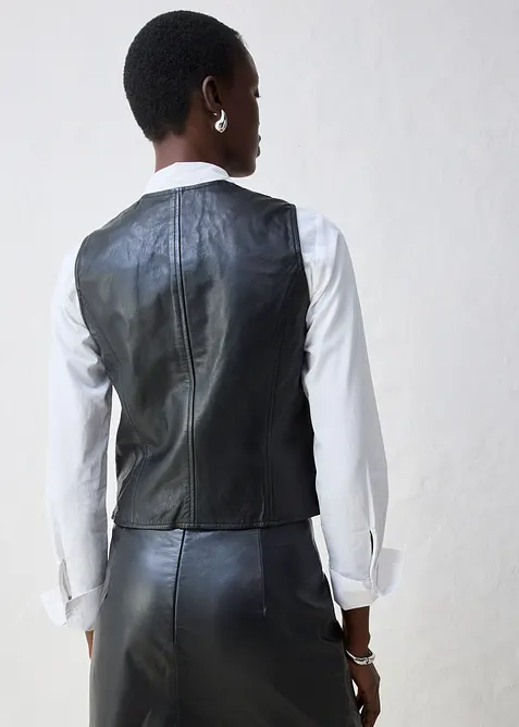 Gilet in nappa di agnello, bonprix