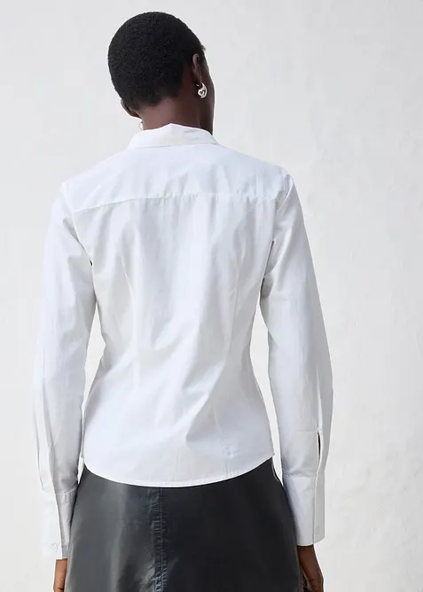 Camicia in cotone con seta, bonprix