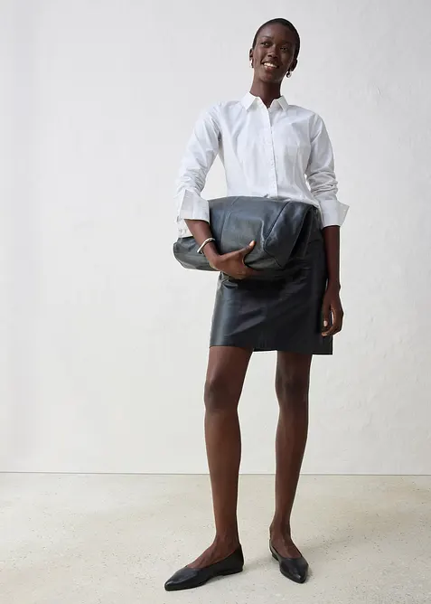 Camicia in cotone con seta, bonprix