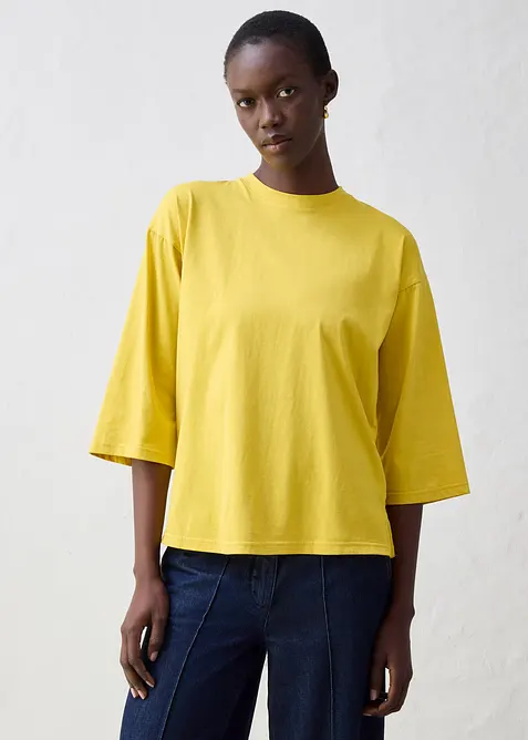 Maglia a trapezio con percentuale di seta, bonprix