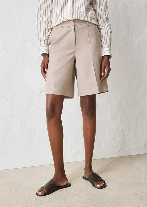 Gonna pantalone in misto lana, bonprix