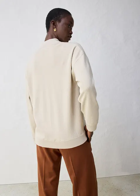 Cardigan oversize con lana merino, bonprix