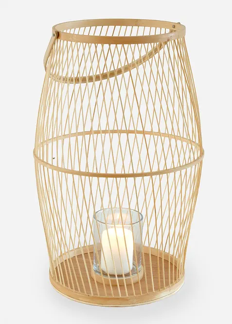Lanterna con bicchiere in vetro, bonprix