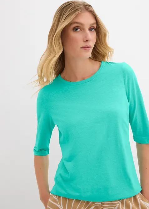 T-shirt in puro cotone biologico (pacco da 2), bonprix