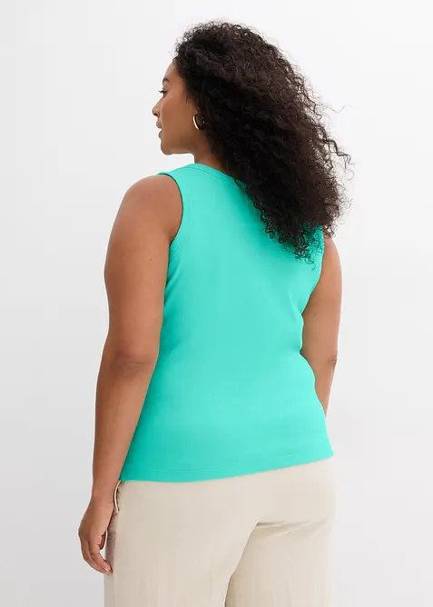 Canotta a coste con cotone biologico (pacco da 2), bonprix