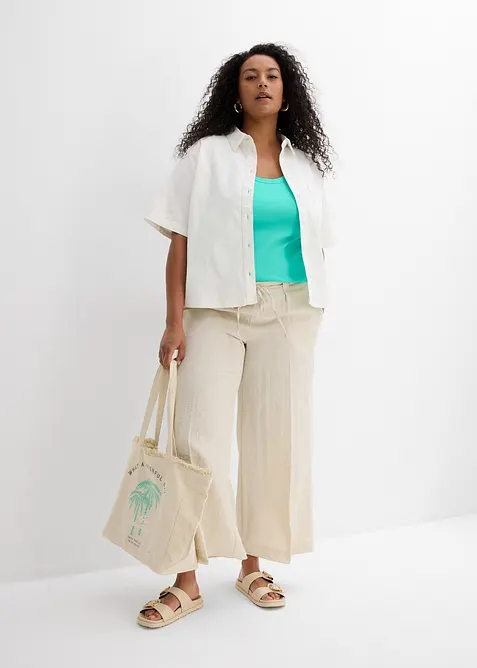 Canotta a coste con cotone biologico (pacco da 2), bonprix