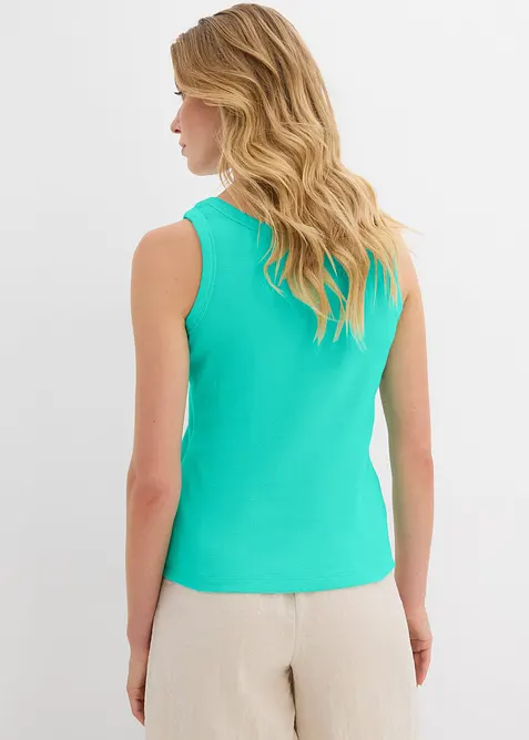 Canotta a coste con cotone biologico (pacco da 2), bonprix