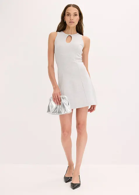 Miniabito con bottone gioiello, bonprix