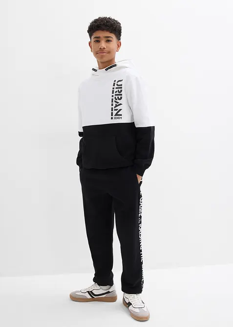 Felpa con cappuccio in puro cotone biologico, bonprix